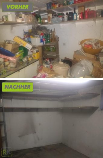 Entruempelung Vorher/Nachher Beispiel 3 Entruempelung Vorher/Nachher 3