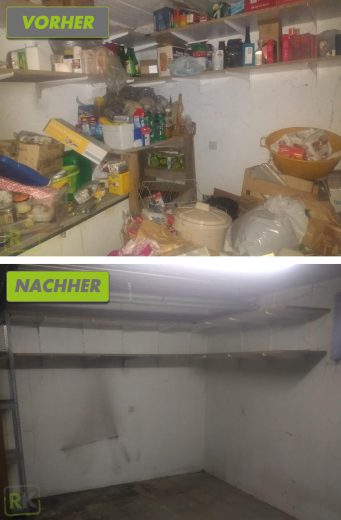 Entrümpelung Vorher/Nachher Beispiel 2 Entrümpelung Beispiel